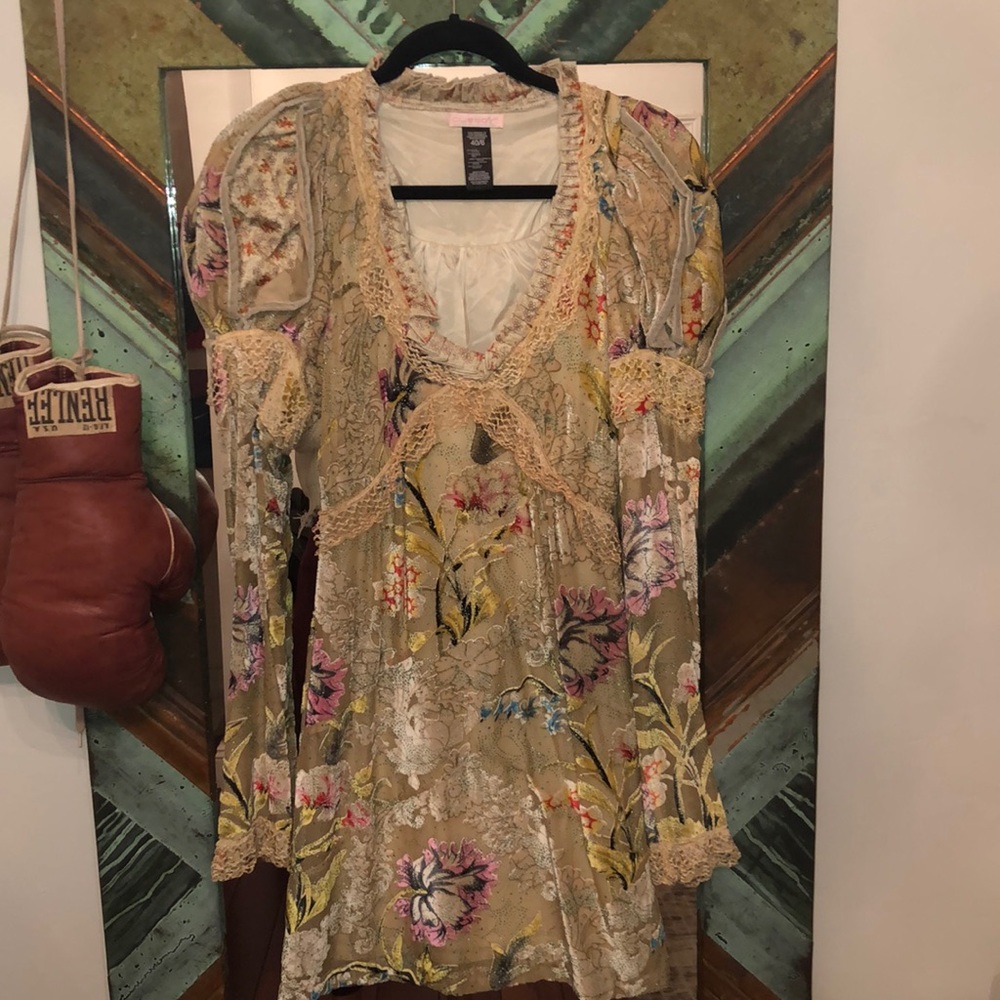 Custo Barcelona silk blend dress